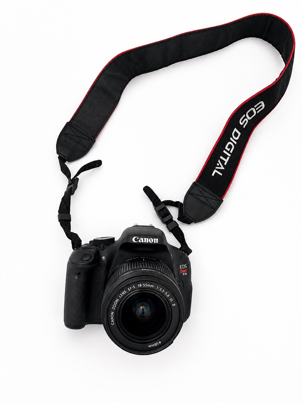 Canon EOS Rebel T3i DSLR Camera + 18-55mm Lens Batteries Chargers Manuals